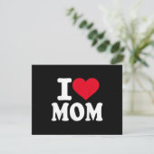 Ik hou van mama bedankkaart (Staand voorkant)
