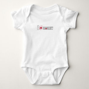 IK HOU VAN MAMA, BESTE CADEAU VOOR MOEDERS ROMPER