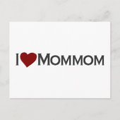 Ik hou van mama briefkaart (Voorkant)
