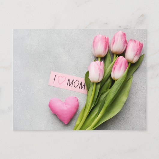 Ik hou van mama briefkaart (Voorkant)