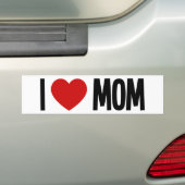Ik hou van mama ❤️ bumpersticker (Op auto)