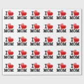 Ik hou van mama cadeaupapier (Vlak)