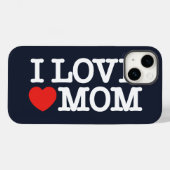 Ik hou van mama Case-Mate iPhone case (Achterkant (horizontaal))