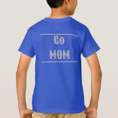 Ik hou van mama deep royal kinder jongen t-shirt (Achterkant)