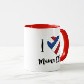 Ik hou van mama Ellen met Nederlandse vlag Mok (Voorkant rechts)