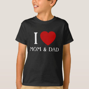 Ik hou van mama en papa Kids & Baby T-Shirts