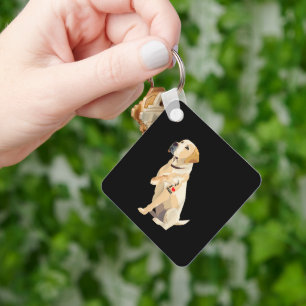 Ik hou van mama getatoeëerde Labradoor eigenaar di Sleutelhanger