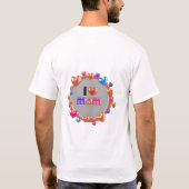 Ik hou van mama - Hart ontwerp. T-shirt (Achterkant)
