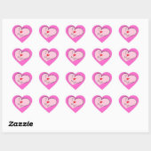 Ik hou van mama hart sticker (Vel)