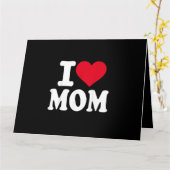 Ik hou van mama kaart (Gele Bloem)