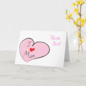 Ik hou van mama kaart (Gele Bloem)