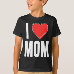 Ik hou van mama kids shirt – Mooie & simpele liefd