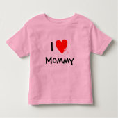 Ik hou van mama kinder shirts (Voorkant)