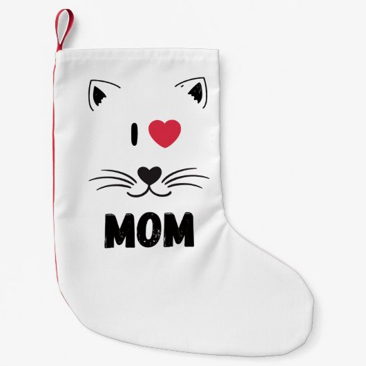 Ik hou van mama kleine kerstsok (Voorkant)