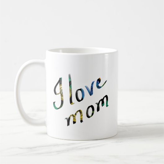 Ik hou van mama koffiemok (Links)