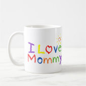 Ik hou van mama koffiemok (Links)