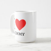 Ik hou van mama koffiemok (Voorkant links)