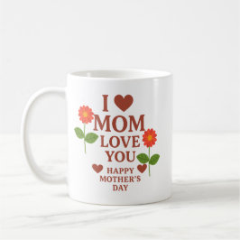 Ik hou van mama koffiemok