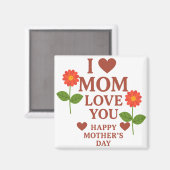 Ik hou van mama magneet (Voorkant / Achterkant)