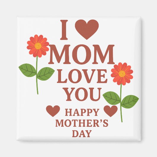 Ik hou van mama magneet (Voorkant)