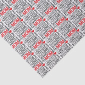 Ik hou van mama - Multitasking Master Chef Moeder Tissuepapier (Detail)