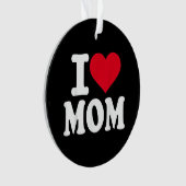 Ik hou van mama ornament (voorkant)