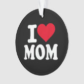 Ik hou van mama ornament (voorkant)