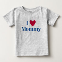 Ik hou van mama peuter baby shirt