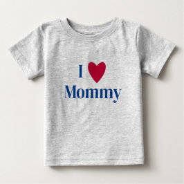 Ik hou van mama peuter baby shirt