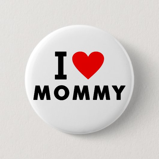 Ik hou van mama. ronde button 5,7 cm (Voorkant)