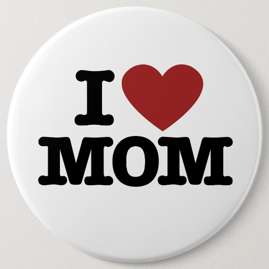Ik hou van mama ronde button 6,0 cm (Voorkant)