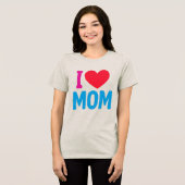 IK HOU VAN MAMA-SHIRT Tri-Blend SHIRT (Voorkant volledig)