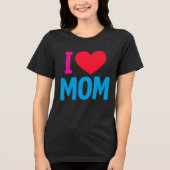 IK HOU VAN MAMA-SHIRT Tri-Blend SHIRT (Voorkant)