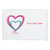 " Ik hou van mama" Single Pillowcase, standaardfor Kussensloop (Voorkant)