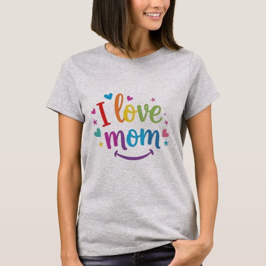 Ik hou van mama t-shirt (Voorkant)