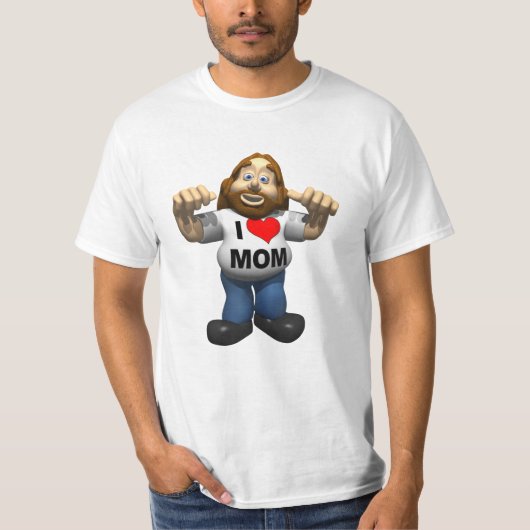 Ik hou van mama t-shirt (Voorkant)
