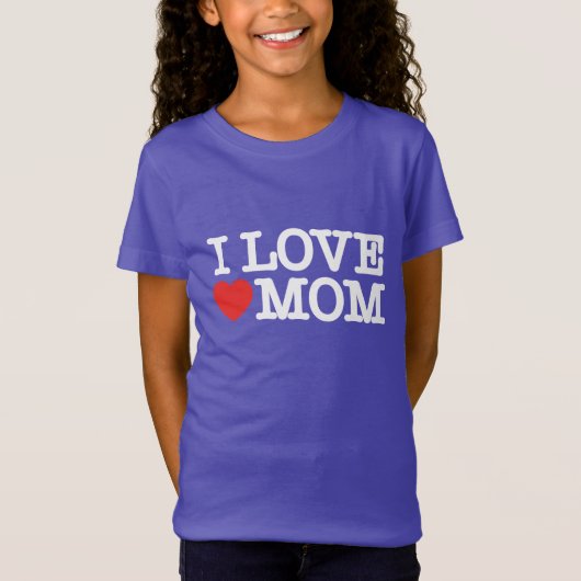 Ik hou van mama t-shirt (Voorkant)