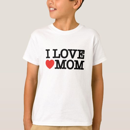 Ik hou van mama t-shirt (Voorkant)