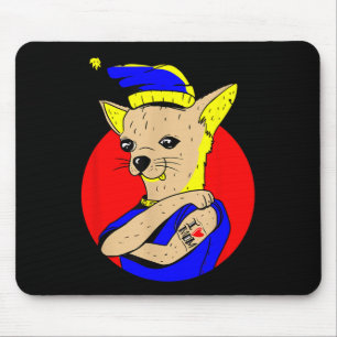 Ik hou van mama Tattoo Chihuahua Dog Mom Schattige Muismat