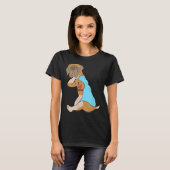 Ik hou van mama Tattoo Dog Funny Bullmastiff T-shirt (Voorkant volledig)
