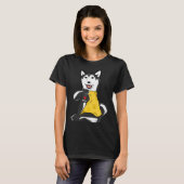Ik hou van mama Tattoo Husky T-shirt (Voorkant volledig)