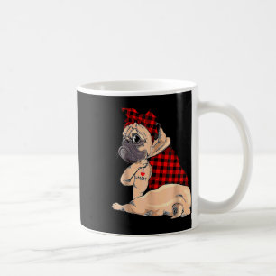 Ik hou van mama Tattoo Pug Hondenliefhebbers Banda Koffiemok