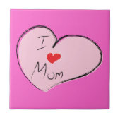 Ik hou van mama tegeltje (Voorkant)