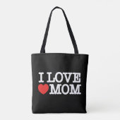 Ik hou van mama tote bag (Achterkant)