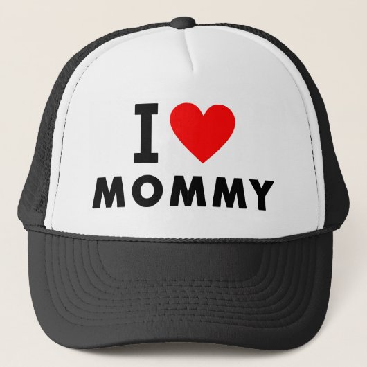 Ik hou van mama. trucker pet (Voorkant)