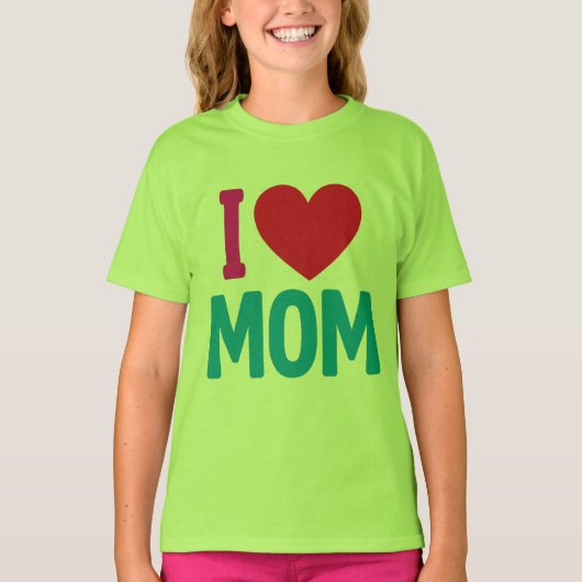 "IK HOU VAN MAMA" TSHIRT (Voorkant)