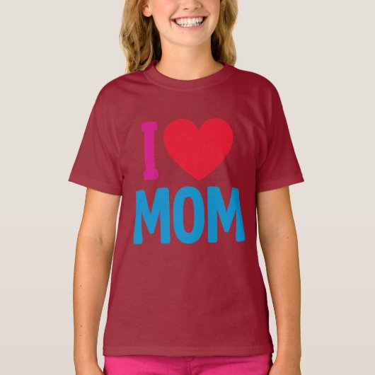 "IK HOU VAN MAMA" TSHIRT (Voorkant)