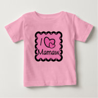 Ik hou van Mamaw Cute T-Shirt