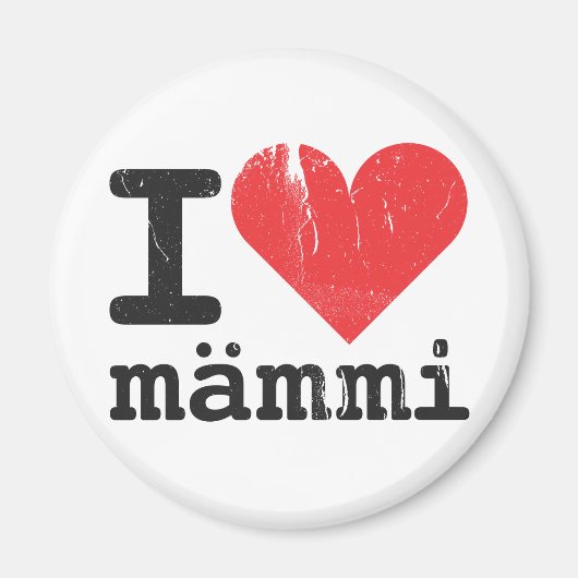 Ik hou van Mämmi-magneet Magneet (Voorkant)