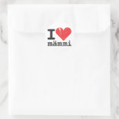 Ik hou van Mämmi Sticker (Tas)